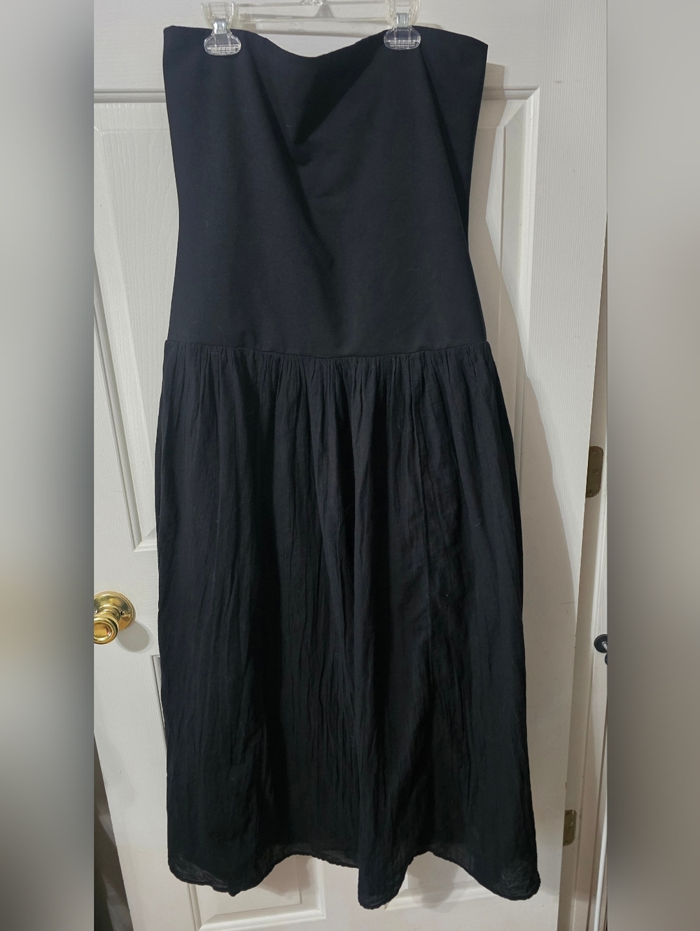 Aerie Classic Black Sleeveless Convertible Maxi Dress/ Skirt